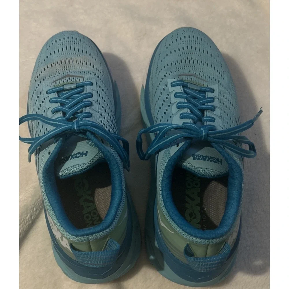 Hoka One One Arahi 4 Shoes Womens Size 6.5 Blue Teal Running Stability Support‎